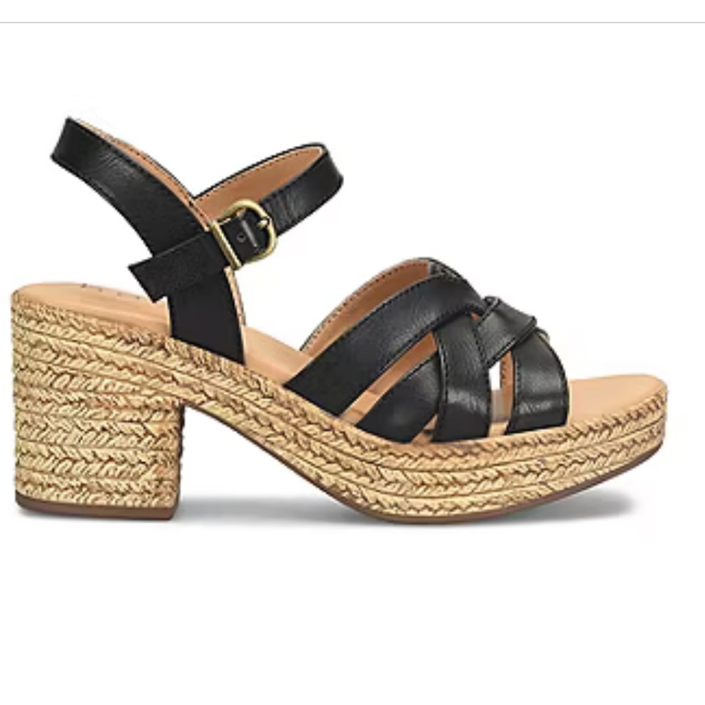 NWT B.O.C big on comfort Melodie Sandal. Black. Size 8. Still in box.